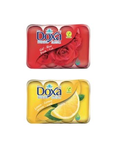 Мыло туалетное BEAUTY SOAP Лимон, Роза 480 Doxa