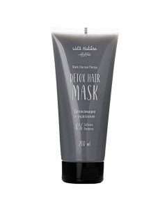 Маска для волос с углем Black Charcoal Therapy Wild nature