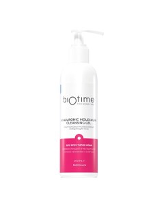 Гиалуроновый молекулярный очищающий гель Hyaluronic molecular cleansing gel 200.0 Biotime for home care