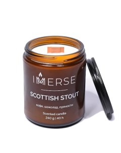 Ароматическая свеча SCOTTISH STOUT 240 Immerse