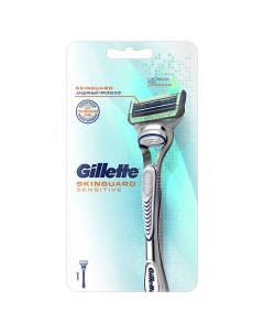 Бритва с 1 сменной кассетой Skinguard Sensitive Gillette