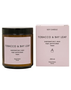 Свеча ароматическая Tobacco & Bay Leaf Meela meelo