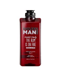 Гель для душа 3 в 1 ЖГУЧИЙ РОМ MAN Dolce milk