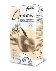 Стойкая крем-краска без аммиака Eco Line Green Fara