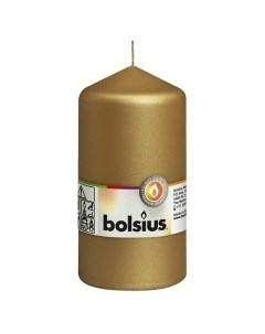 Свеча столбик Classic 130 золотая 361 Bolsius