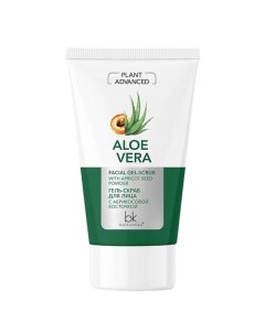 Plant Advanced Aloe Vera Гель-скраб для лица с абрикосовой косточкой 120.0 Belkosmex