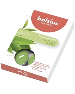 Свечи чайные арома True scents зеленый чай Bolsius