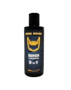 Супер очищающий гель для лица и бороды GOLD NEON Солнечный Апельсин 200 0 Neon beard