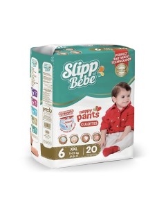 Подгузники-трусики № 6 20.0 Slipp bebe