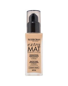 Тональная основа матирующая EXTRA MAT PERFECTION MATTIFYING FOUNDATION Deborah milano