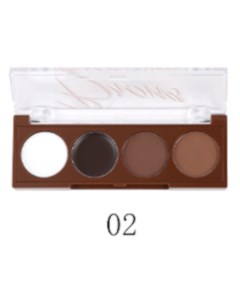 Тени для бровей "Perfect Brows" 4 цвета Farres