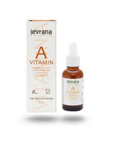 Сыворотка для лица и области вокруг глаз разглаживающая Vitamin А Facial & Eye Serum Levrana