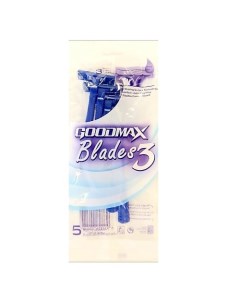 Мужская одноразовая бритва Blades 3 лезвия 5.0 Goodmax