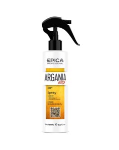 Спрей для придания блеска волосам с комплексом масел Argania Rise Organic Epica professional