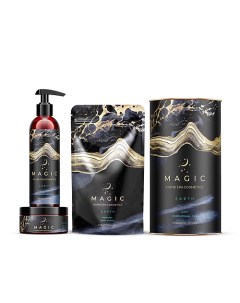 SPA Бокс подарочный magic earth tobacco spices шампунь,скраб,мусс Pure bases