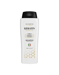 Шампунь восстанавливающий 3в1 с Кератином и Аргановым маслом Keratin Argan Oil Octarine