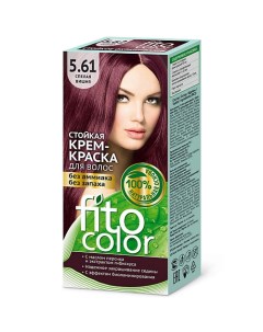 Стойкая крем краска для волос серии Fitocolor тон 1 0 черный Fito косметик