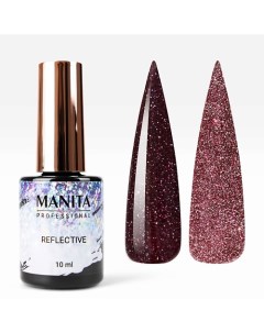 Professional Гель-лак для ногтей светоотражающий Reflective Manita