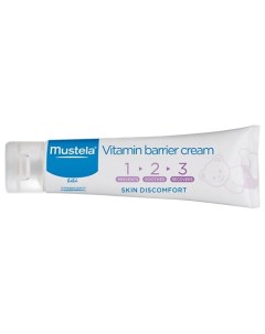 Успокаивающий крем под подгузник 1 2 3 Vitamin Barrier Cream 150 0 Mustela