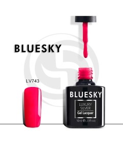 Гель лак неоновый Luxury Silver Неоновое лето Bluesky