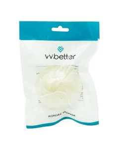 Конжаковый спонж для лица Vvbetter