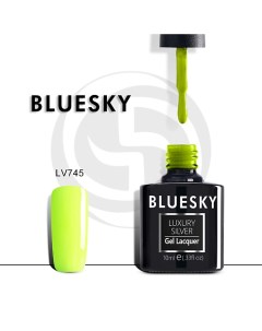 Гель лак неоновый Luxury Silver Неоновое лето Bluesky