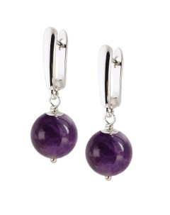 Серьги из натурального аметиста Forever Amethyst Alerie-accessories