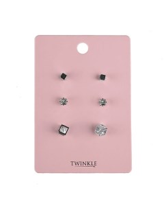 Серьги Square Set Twinkle