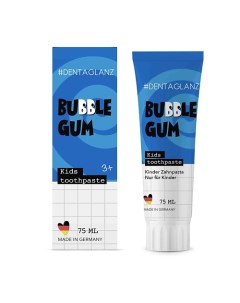 Детская зубная паста Bubble Gum Kids Toothpaste #dentaglanz