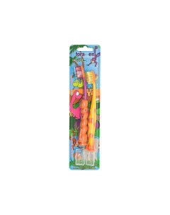 Детская зубная щетка Animals EXTRA SOFT toothbrush, 2 штуки в упаковке Foramen