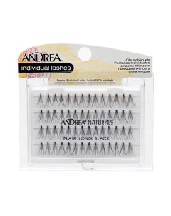 Пучки ресниц безузелковые длинные черные Perma Lash Naturals Natural Long Andrea