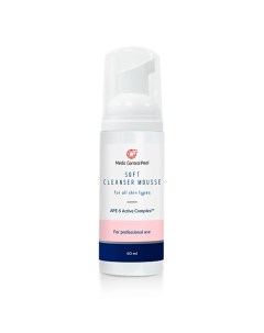 Очищающий мусс для деликатного очищения кожи лица SOFT CLEANSER MOUSSE 60.0 Medic control peel