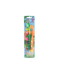 Детская зубная щетка Animals EXTRA SOFT toothbrush, 2 штуки в упаковке Foramen