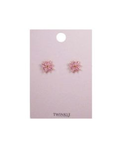 Серьги Pink Flower Twinkle