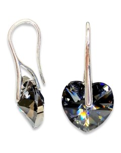 Серьги Roskosh heart AB Amante crystal