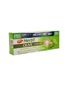 Зубная паста с оливой щетка Olive Toothpaste 150 0 Dabur