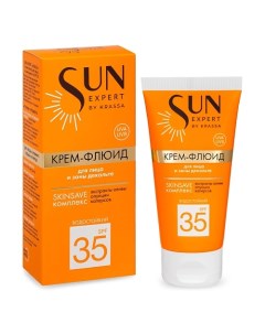 SUN EXPERT Крем-флюид для лица и зоны декольте SPF 35 50.0 Krassa