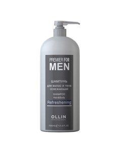 Шампунь для волос и тела освежающий OLLIN PREMIER FOR MEN Ollin professional