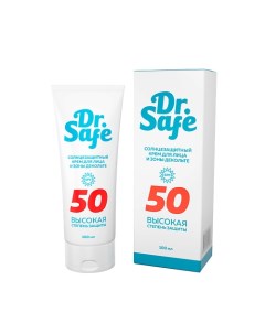 Солнцезащитный крем для лица и зоны декольте 50 SPF 100.0 Dr. safe