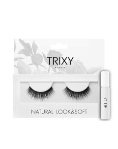 Накладные ресницы с клеем арт 711 Trixy beauty