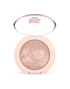 Тени для век NUDE LOOK Pearl Baked Eyeshadow Golden rose