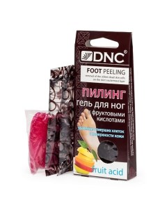 Гель-пилинг для ног с фруктовыми кислотами Foot Peeling Dnc