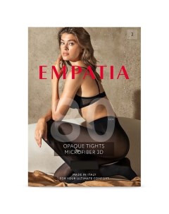 Полупрозрачные колготки из микрофибры 3d 80 DEN Black Empatia