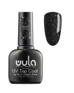 UV Верхнее покрытие с эффектом Granite Top Coat 10мл Wula nailsoul