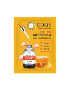 DORIS Тканевая маска для лица мед HONEY Real Essence Mask Jigott