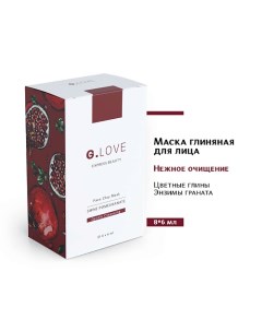 Маска для лица глиняная SHINE POMEGRANATE 48.0 G.love