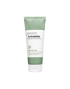 Пенка для умывания регулирующая pH кожи с полынью Artemisia pH Balance Cleansing Foam Bring green