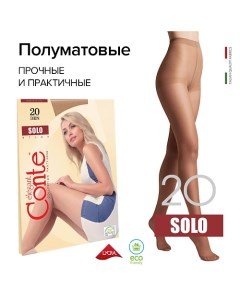 Колготки женские SOLO 20 den р.2, bronz Conte elegant