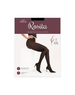 Колготки женские больших размеров Lady Form 80 Черный Rosita