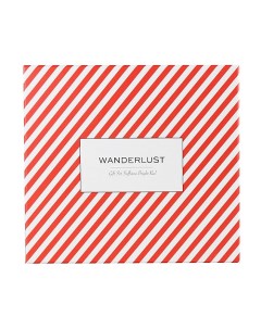 WANDERLUST Подарочный набор Saffiano Bright Red. Комплект: кошелек + бирка на багаж. Лэтуаль